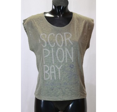 Scorpion Bay t-shirt donna manica corta con stampa